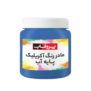 رنگ آکریلیک آبی پروفاب مدل mc 350 حجم 350 میلی لیتر مناسب برای سطوح گچ و سیمان و آجر و دیوار